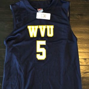 NWT Mens Nike Retro Team Issued WVU Jersey